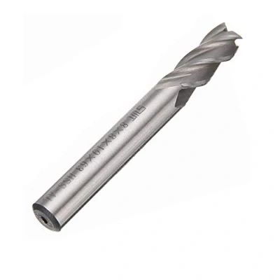 Immagine di Fresatrice BE TOOL 10 mm di diametro HSS CNC 4 scanalature a gambo dritto punta per fresa quadrata rame, alluminio, acciaio utensili, ghisa, ecc.