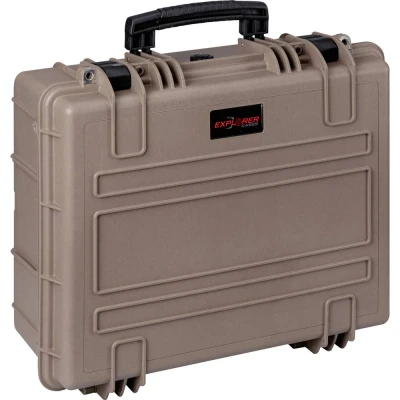 Immagine di Explorer Cases Valigetta portaoggetti outdoor 4820HL.D desert tan with pick &amp; pluck foam (L x A P) 48 37 21 cm Sabbia