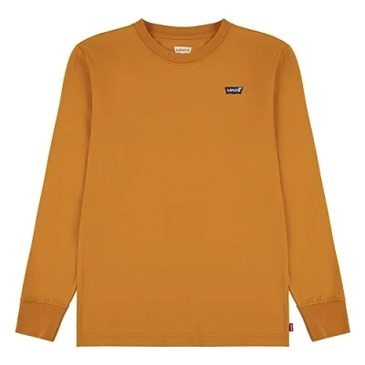 Immagine di Levi&#039;s Batwing Chesthit TEE Unisex Maglietta a manica lunga per bambini, Taglia: 164, Desert sun