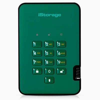 Immagine di iStorage diskAshur 2® Hard Disk esterno da 2,5 USB 3.2 Gen 2 (USB 3.1) Nero IS DA2 256 2000 B