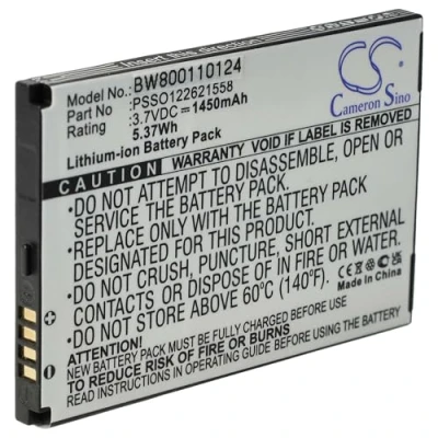 Immagine di vhbw 1x batteria compatibile con Honeywell Dolphin 6000 lettore di codici a barre, POS (1450mAh, 3,7V, Li Ion)