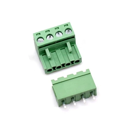 Immagine di Oiyagai 10 Set Terminali a Vite PCB 4 Pin Passo 5,08mm Maschio e Femmina