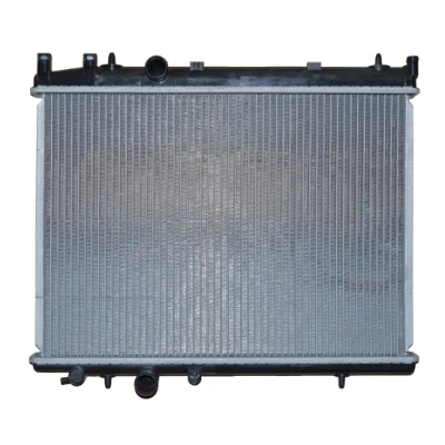 Immagine di NRF 53108A Radiatore motore Alluminio 544 380 24 Alette di raffreddamento montate meccanicamente PEUGEOT: 206 Hatchback, SW