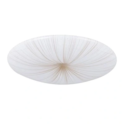 Immagine di Eglo lampada da soffitto a LED Nieves 1, Ø 41 cm, luce cielo stellato con effetto cristallo, illuminazione per camera letto e corridoio in metallo plastica bianco oro