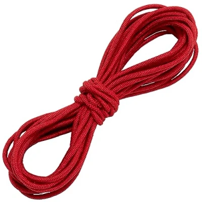 Immagine di AERZETIX C67277 Elastico decorativo rotondo 5 metri diametro 2mm colore rosso lampone