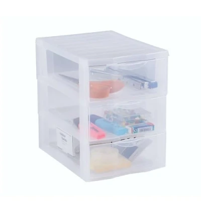 Immagine di Sundis 4549004.0 Orgamix A5 3 Cassetti, 25.5 x 18.5 cm, Plastica, Trasparente