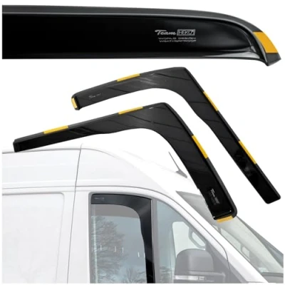 Immagine di HEKO Compatibile con Opel Vivaro 3 2014 2019 Deflettori per Vetri Laterali; Anteriori; Due pezzi; d’Aria Antipioggia, Antiturbo, Oscurati, Aerodinamici; Installazione Rapida e Semplice