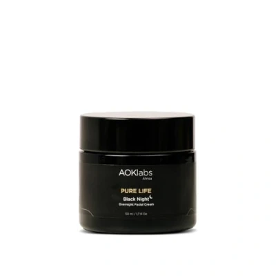 Immagine di Aoklabs Black Night Crema viso notte con effetto anti età e rassodante, texture a rapido assorbimento 50ml.