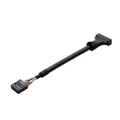 Immagine di ZEPFJHE Cavo adattatore per scheda madre, 20 pin, USB3.0 femmina/maschio a 9 pin USB2.0 maschio/femmina, convertitore da USB 3.0 2.0