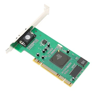 Immagine di Scheda Grafica, Accessori per Computer Desktop PCI a 32 Bit Compatibili con Slot X 64 Porta di Uscita VGA Memoria Video SDRAM da 8 MB