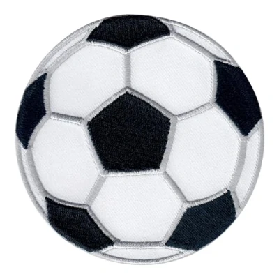 Immagine di PatchMommy Toppa Termoadesiva Pallone da Calcio Palla Sport Patch Ricamate per Ferro Stiro o Cucire Toppe Adesive Vestiti, Applicazioni Tessuti Bambini
