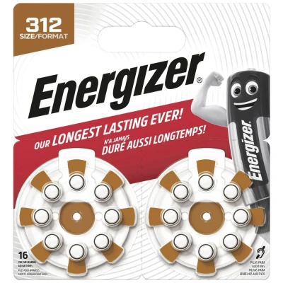 Immagine di Energizer Batteria a bottone ZA 13 1.45 V 16 pz. Zinco aria ENR EZ Turn &amp; Lock (13)