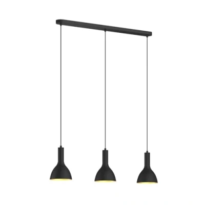 Immagine di Arcchio lampada a sospensione &#039;Cosmina&#039; dimmerabile (Moderno) colore Nero, in Metallo ad es. Cucina (3 luci, E27) sospensione, da soffitto, lampada, plafoniera, illuminazione