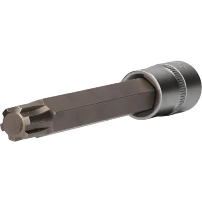 Immagine di BRILLIANT TOOLS BT022746 Bussola a inserto RIBE 1/2&quot;, lunga 140 mm, M14 [Powered by KS TOOLS]