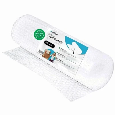 Immagine di rotolo di bolle in plastica, riciclato, per imballaggio, plastica a traslochi, imballaggi e scatole, imballaggio · m office (50 cmx10 m, 1 unità)
