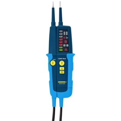 Immagine di Kopp Tester di tensione e continuità, indicatore LED, 12 1000 V AC/DC, 30 mA FI Test + campo rotante, CAT III V/CAT IV 600 V, 324270019