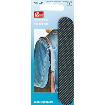 Immagine di Prym Non Slip Black Tape, Poliestere, 11,5 x 2 cm, Schwarz, 1 Stück