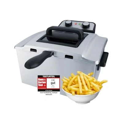 Immagine di Steba Friggitrice DF 300, 3000 W, 5 Litri, Metallo, Grigio
