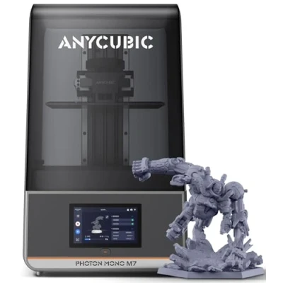Immagine di ANYCUBIC Photon Mono M7 Stampante 3D Resina, Velocità di Stampa 150 mm/h, a Resina con Display HD 14K da 10,1&quot;con Sistema Intelligente, Dimensioni 223*126*230 mm