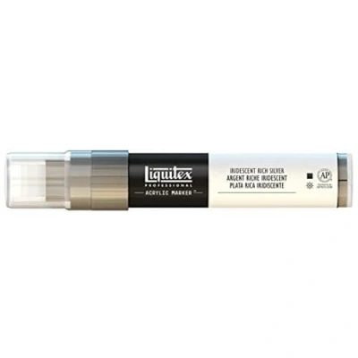 Immagine di Liquitex 4610239 Pennarello Acrilico, Grigio (Regno Iridescente Argento), 8 15 mm