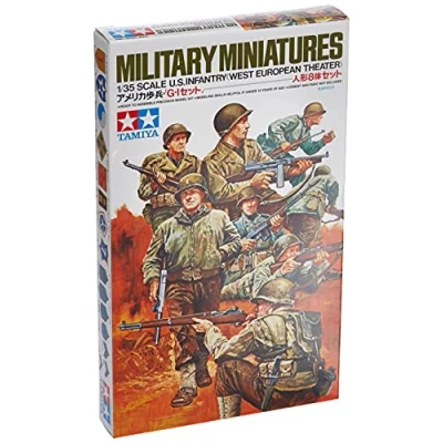 Immagine di Tamiya 300035048 Set statuette soldati della seconda guerra mondiale, 8 pz., scala 1:35