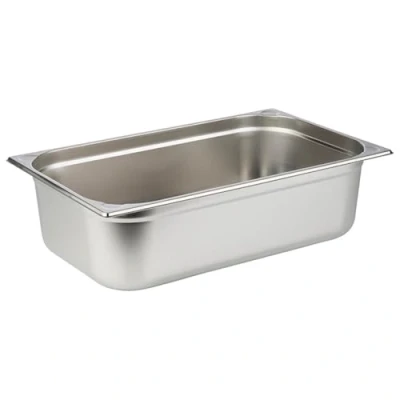 Immagine di APS 81106 GN container 1/1, Contenitore gastronorm in acciaio inox/Dimensioni 32,5 x 53 cm/Profondità 150 mm/Volume 20 litri