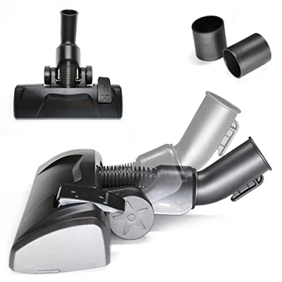 Immagine di Maxorado Bocchetta combinata flessibile per aspirapolvere, 32 mm/35 mm, universale, tappeti e pavimenti duri compatibile con AEG Electrolux Bosch Siemens Dirt Devil BSH Einhell Makita Kärcher