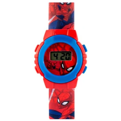 Immagine di Coriex Orologi per bambini digitali alla moda bambini: eleganti e pratici ragazzi Trendsetter Ora data in diversi design, Spiderman, cinghia