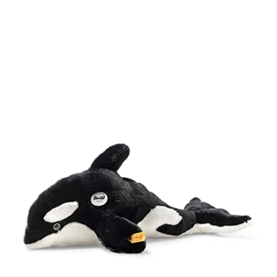 Immagine di Steiff 067525 Ozzie Orca 37 cm Peluche Nero/Bianco