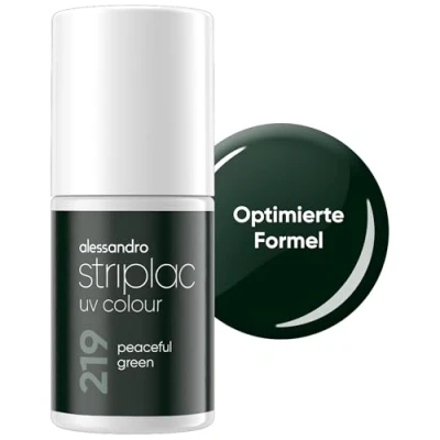 Immagine di alessandro Striplac UV Colour Smalto, Taglia: 6.5 ml, Peaceful green