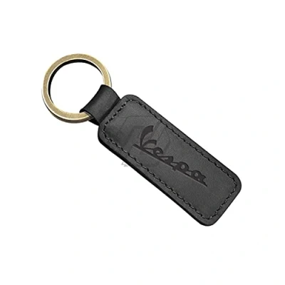 Immagine di JDDRCASE Custodia Compatible with Portachiavi da keychide Moto Vespa LX lxv Sprint GTS GTV 50 150 250 300 30 0e Super Sport. (Colore : Nero, Size 80mm)