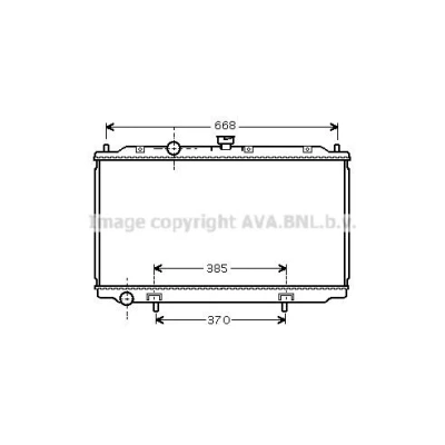 Immagine di PRASCO CTA5048D Condensatore con essiccatore 11,6 8,3 Alluminio 560 R 134a OPEL: Mokka / X, CHEVROLET: Aveo Hatchback