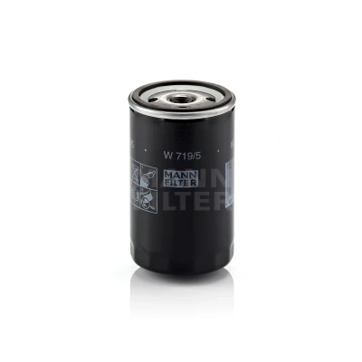 Immagine di MANN FILTER W 719/5 Filtro olio 3/4 16 UNF con una valvola blocco arretramento ad avvitamento VOLKSWAGEN: Golf 1 Cabriolet, 3 Cabrio