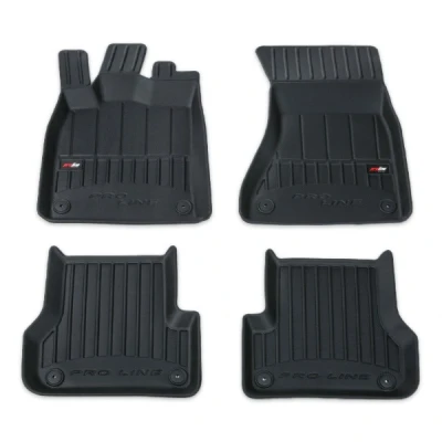 Immagine di FROGUM 3D407459 Set tappetino Gomma anteriore e posteriore 4 nero Su misura AUDI: A6 C7 Avant, Sedan
