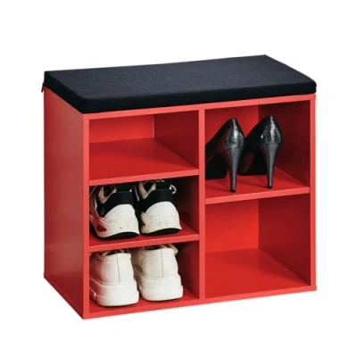 Immagine di Kesper Scarpiera, Legno ingegnerizzato, Colore: Rosso, 51,5 x 29,5 48 cm
