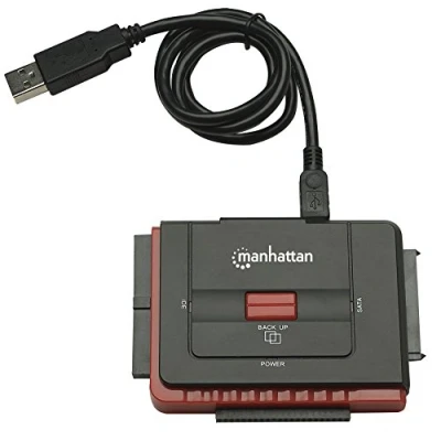 Immagine di Manhattan Hard Disk Adattatore [1x Spina a USB 2.0 1x Presa SATA 7 poli, IDE 40 poli] 179195 0.76 m