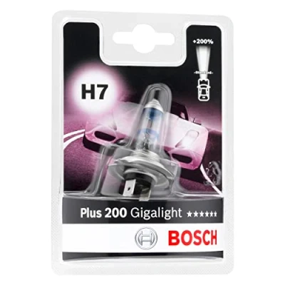 Immagine di Bosch H7 Plus 200 Gigalight lampadina faro, 12 V 55 W PX26d, x1