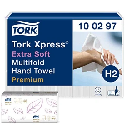 Immagine di TORK Asciugamano Premium Interfold morbidissimo 100297 2 veli Numero: 2100 Foglio