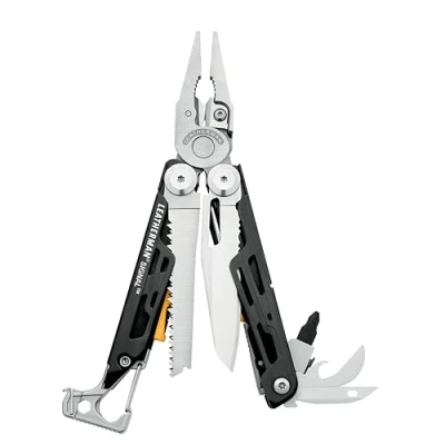 Immagine di Leatherman Signal pince multi outils Format de poche 19 Noir, Argent