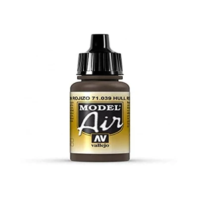 Immagine di Vallejo Model Air Colore Acrilico, 17 ml, Rosso (Hull Red)
