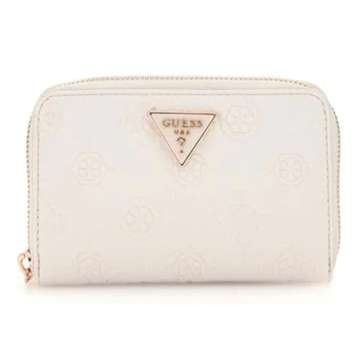 Immagine di GUESS Cresidia SLG Zip Around Wallet M Creme White