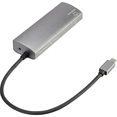 Immagine di Renkforce Adattatore di rete/HUB 1 GBit/s USB C® 5Gbps, LAN (10/100/1000 Mbit / s), 3.2 Gen (USB 3.0)