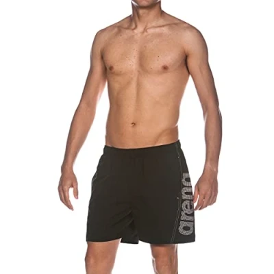 Immagine di arena Fundamentals Logo Costume Uomo Mare e Piscina, da Bagno in Morbido Tessuto ad Asciugatura Rapida, Boxer con Slip Interno Rete