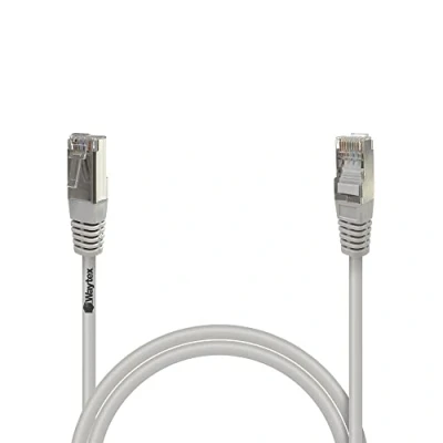 Immagine di Waytex 3205 schermato RJ45 FTP, Cavo di Rete Patch, categoria 5e, 0,5 m Beige