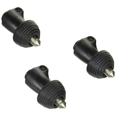 Immagine di Manfrotto 439SPK2 Accessorio per Treppiede, Serie 190, Kit 3 Piedini Reversibili con Puntale Metallico, in Alluminio e Plastica, Nero