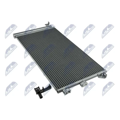 Immagine di NTY CCS FT 016 Condensatore con essiccatore Alluminio 606mm R134a FIAT: Panda II Hatchback