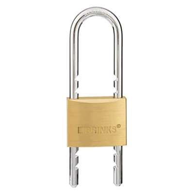 Immagine di BRINKS Lucchetto con chiave in ottone massiccio da 50 mm gancio regolabile Corpo grillo acciaio al boro