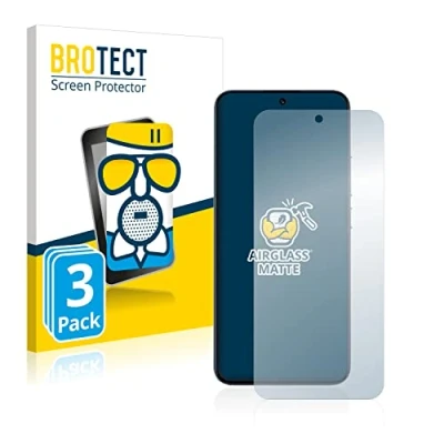 Immagine di brotect Pellicola Vetro Opaca per Xiaomi 13 (3 Pezzi) Protezione Schermo [Anti Riflesso, Durezza 9H]