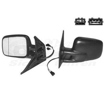 Immagine di Specchio retrovisore esterno Van Wezel 5874817 Sx completo, asferico, per regolazione elettrica specchio, termico