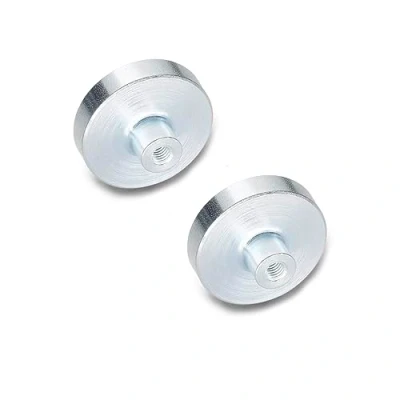 Immagine di Ganter Norm elementi Halte Magnete con filettatura interna, 2 pezzi, colore: Argento, GN 50.2 50 HF M6
